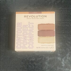 Revolution Contour Powder Compact - Light Brown and Cream